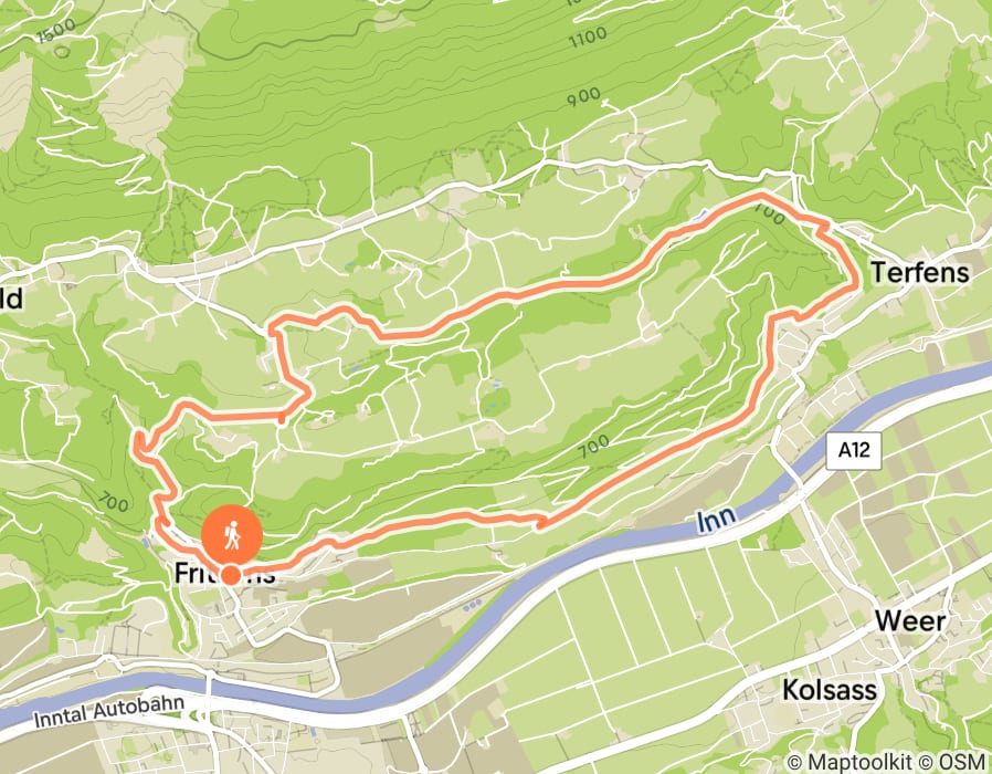 Karte der Tour