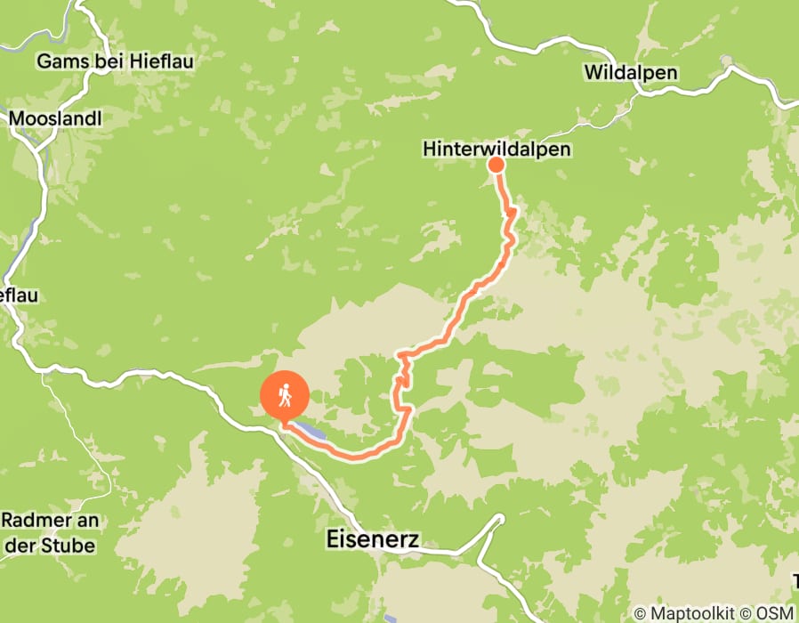Karte der Tour