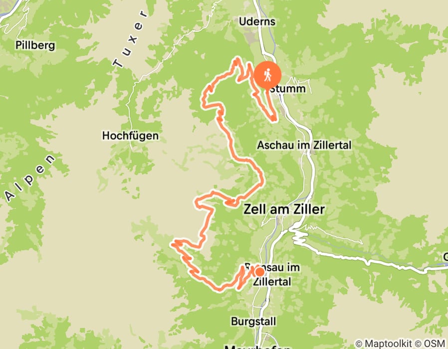 Karte der Tour