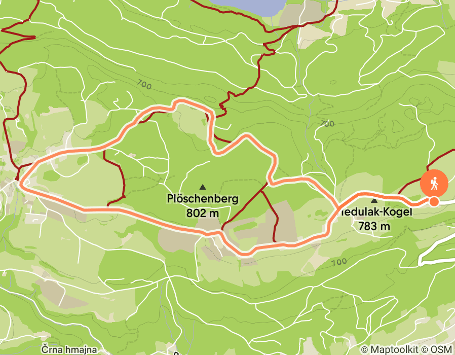 Karte der Tour