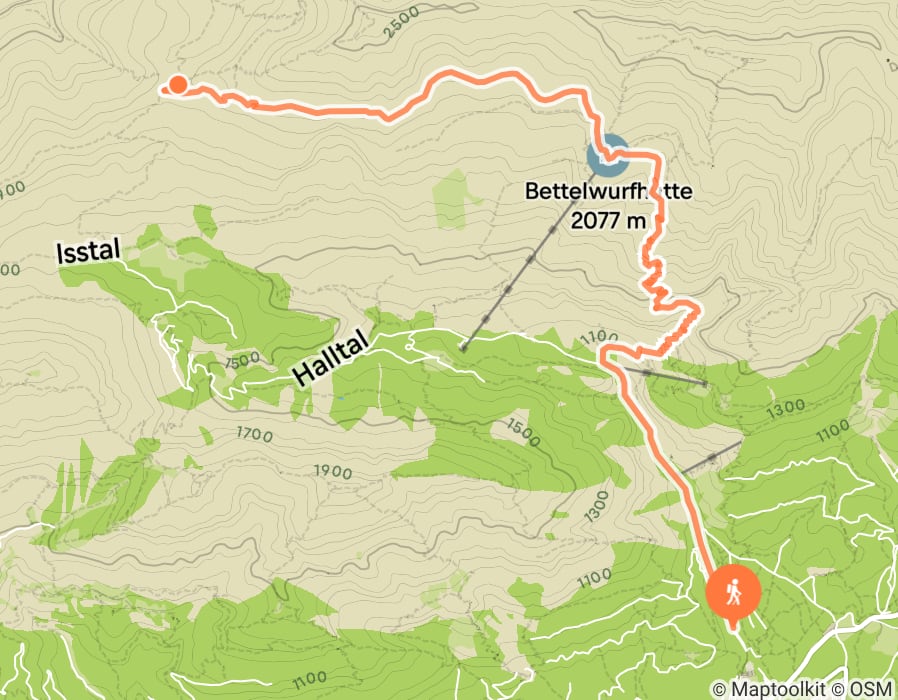 Karte der Tour