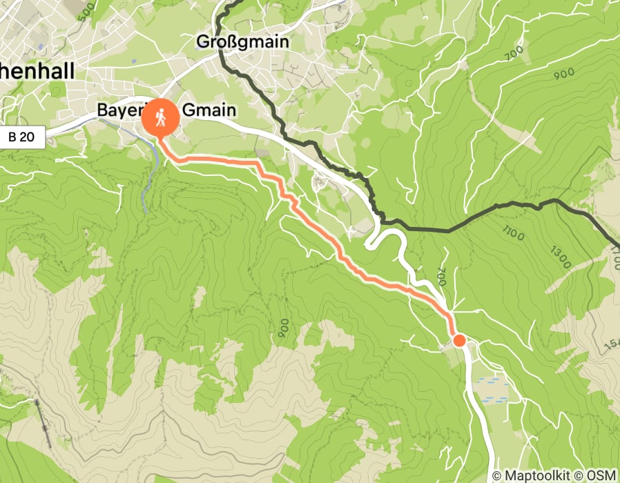 Karte der Tour