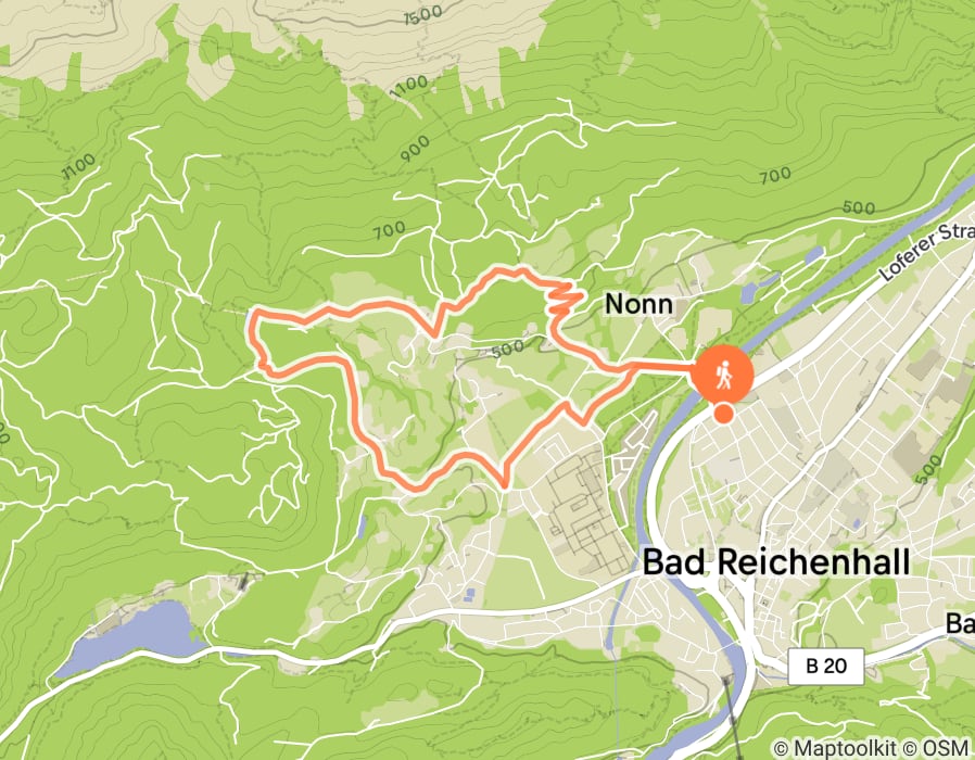 Karte der Tour
