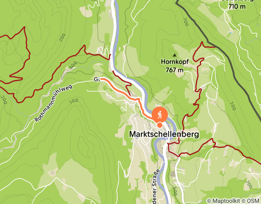 Karte der Tour