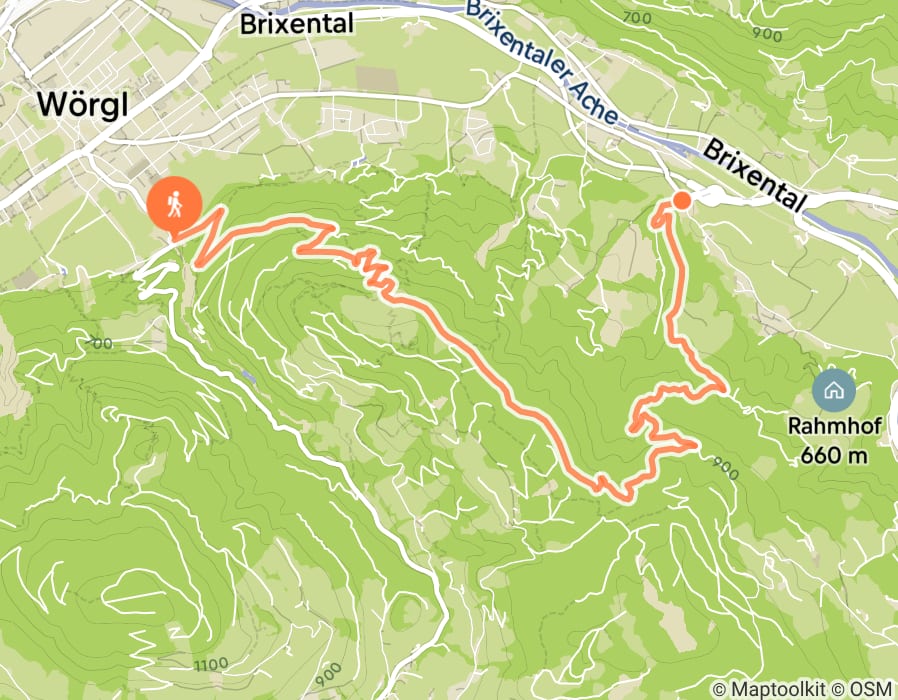Karte der Tour