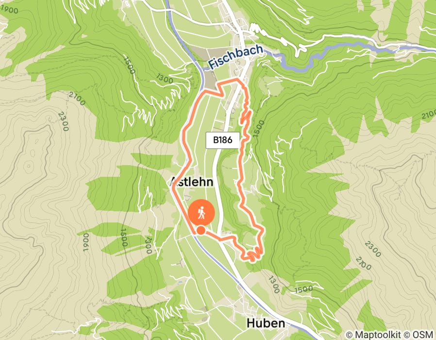 Karte der Tour
