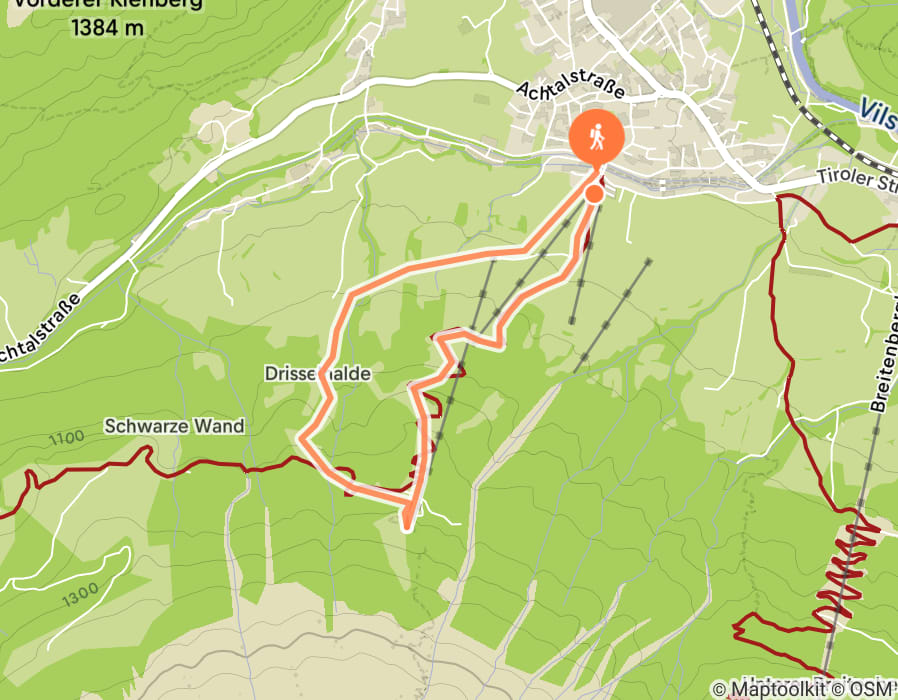 Karte der Tour