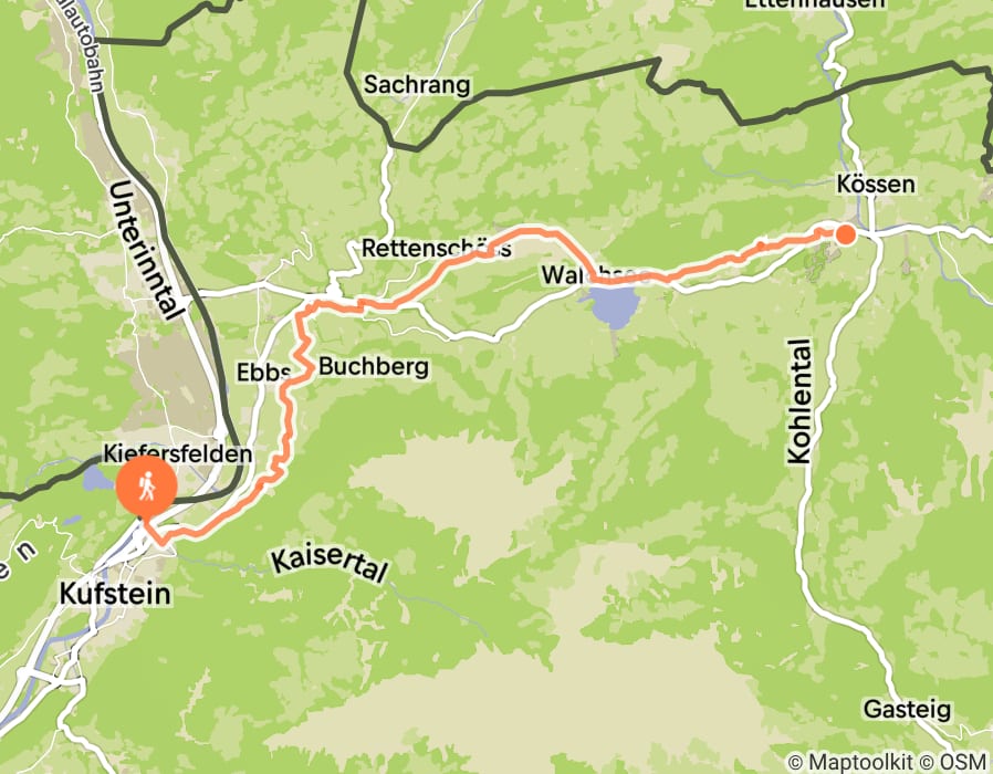 Karte der Tour