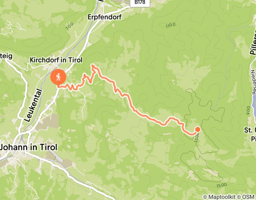 Karte der Tour