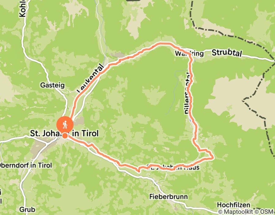 Karte der Tour
