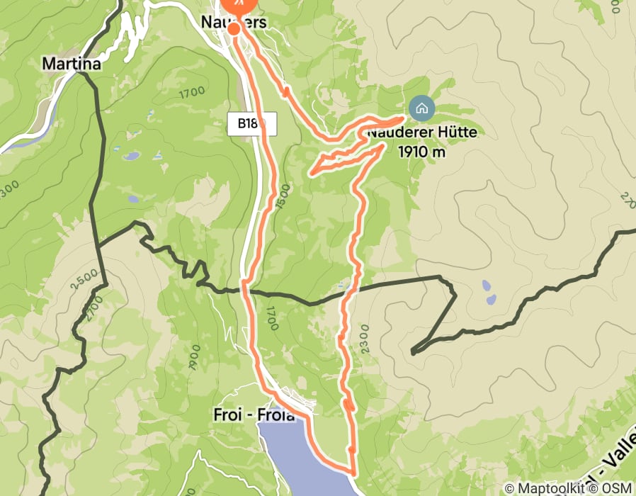 Karte der Tour