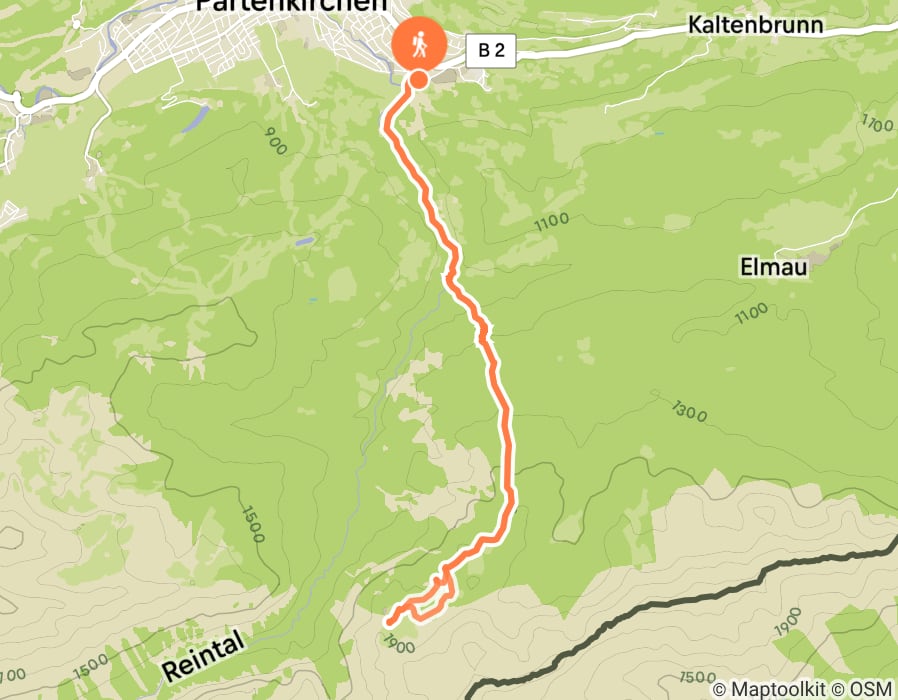 Karte der Tour