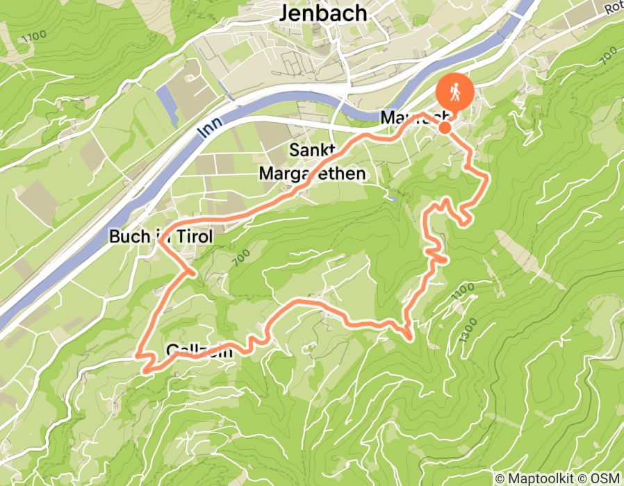 Karte der Tour