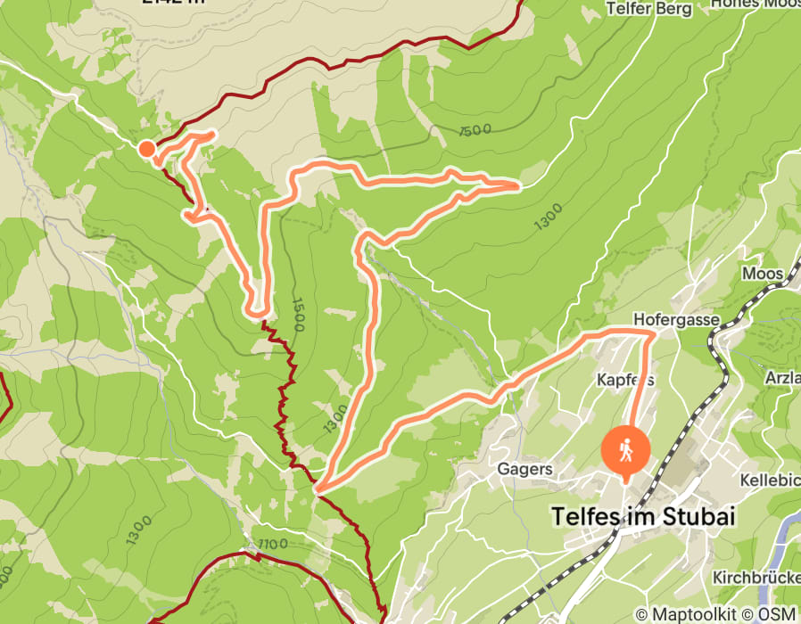 Karte der Tour