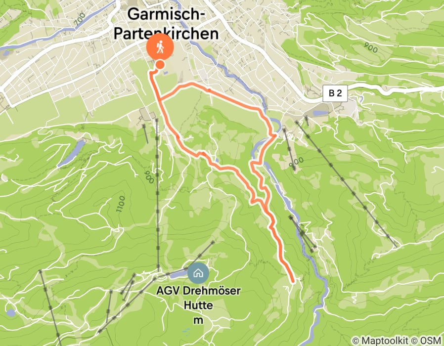 Karte der Tour