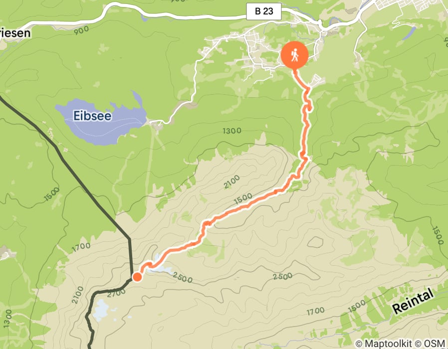 Karte der Tour