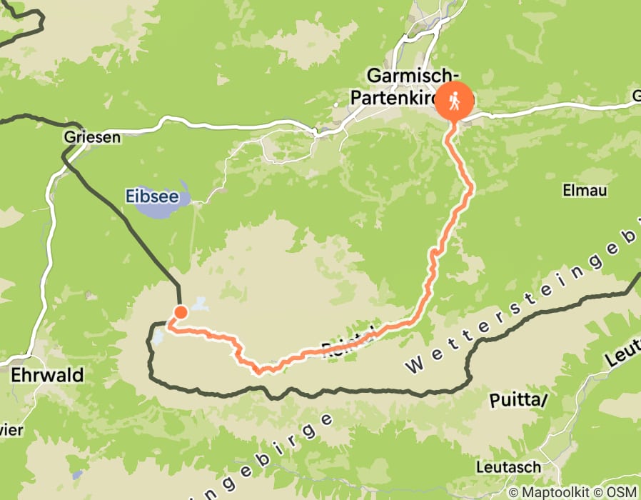 Karte der Tour