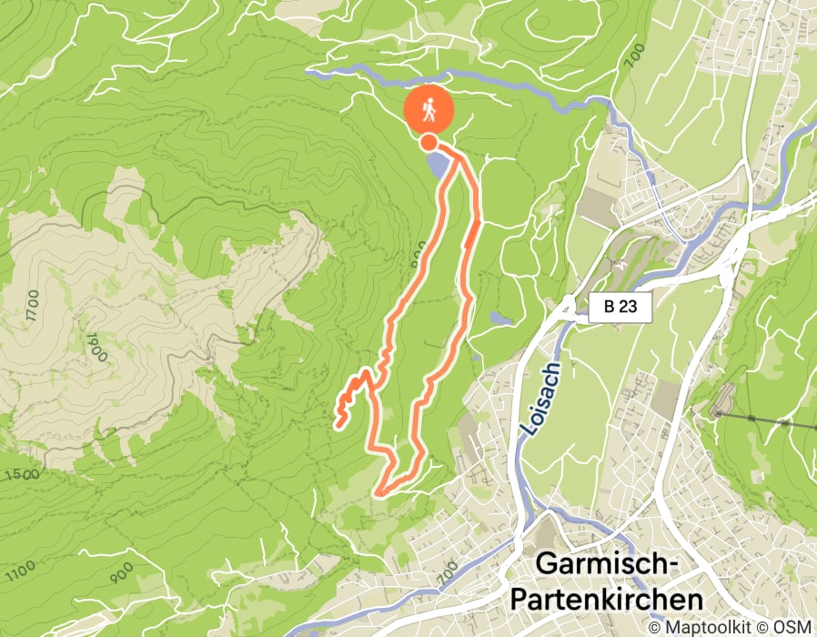 Karte der Tour