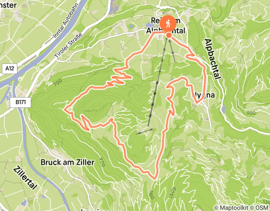 Karte der Tour