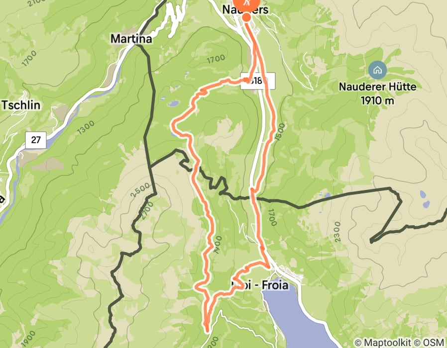 Karte der Tour