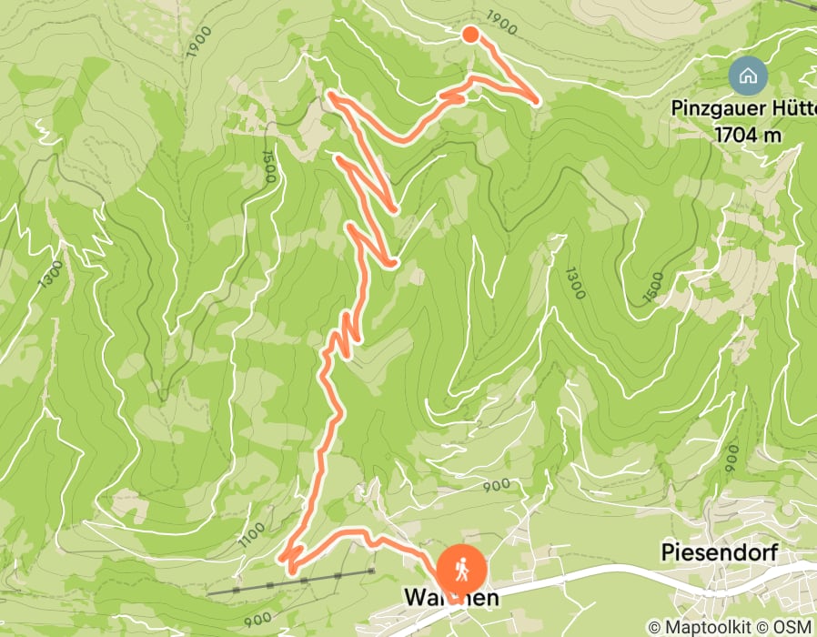 Karte der Tour
