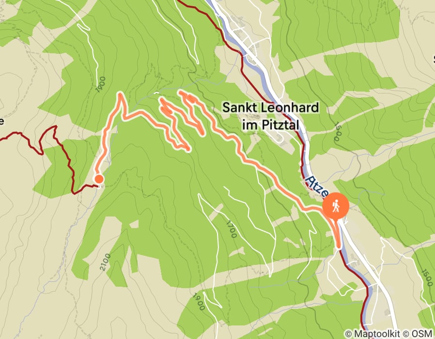 Karte der Tour