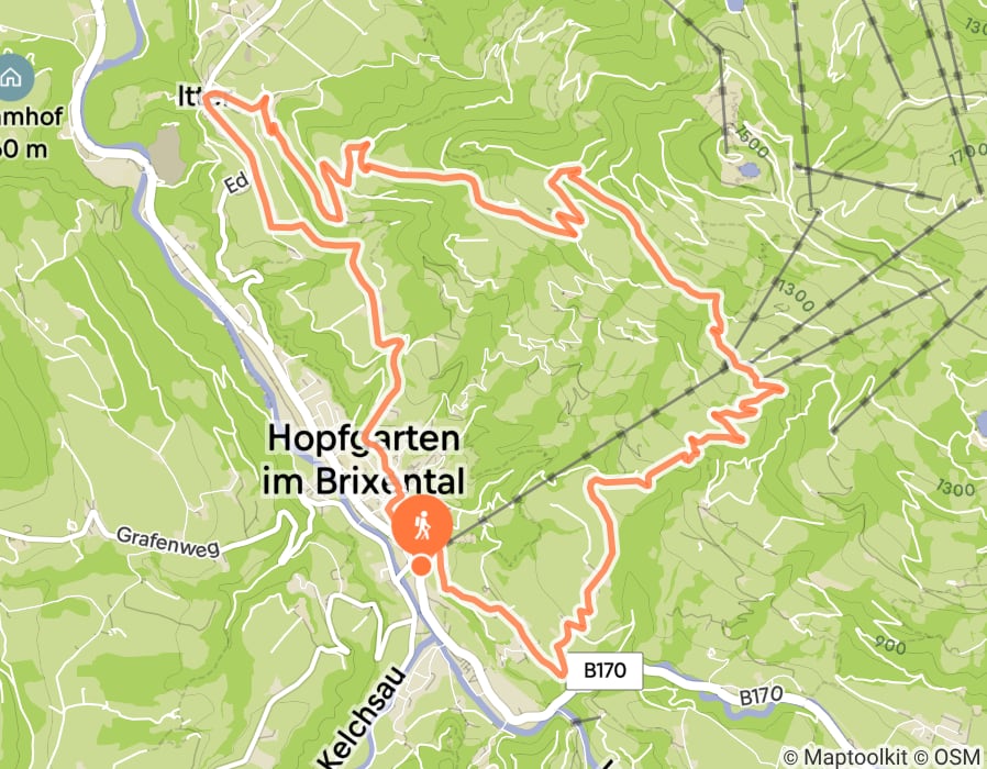 Karte der Tour