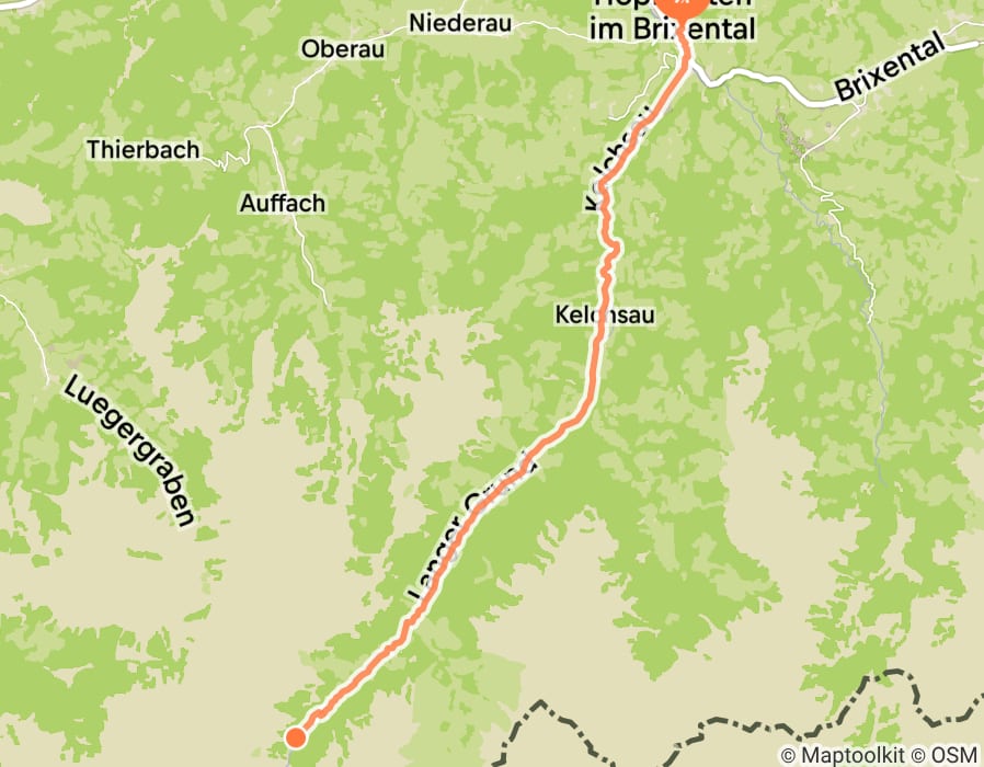 Karte der Tour