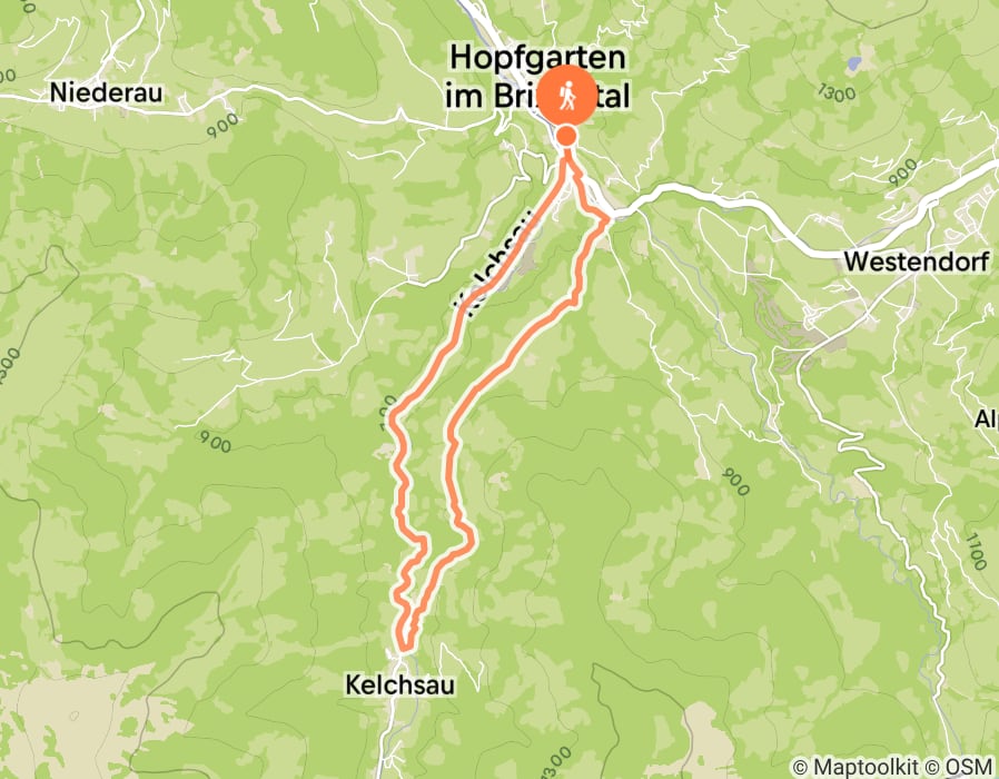 Karte der Tour