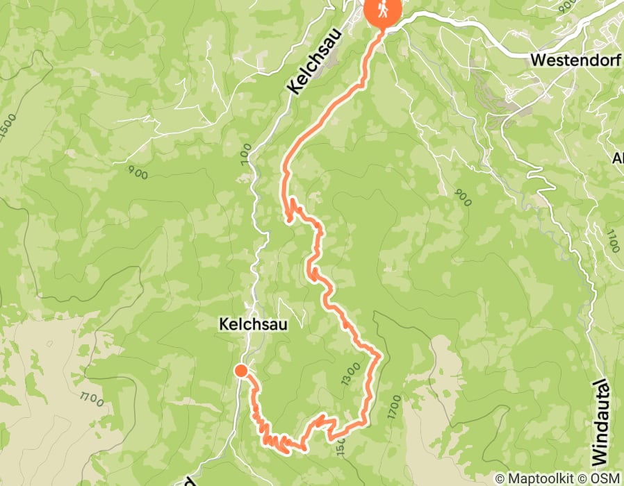 Karte der Tour