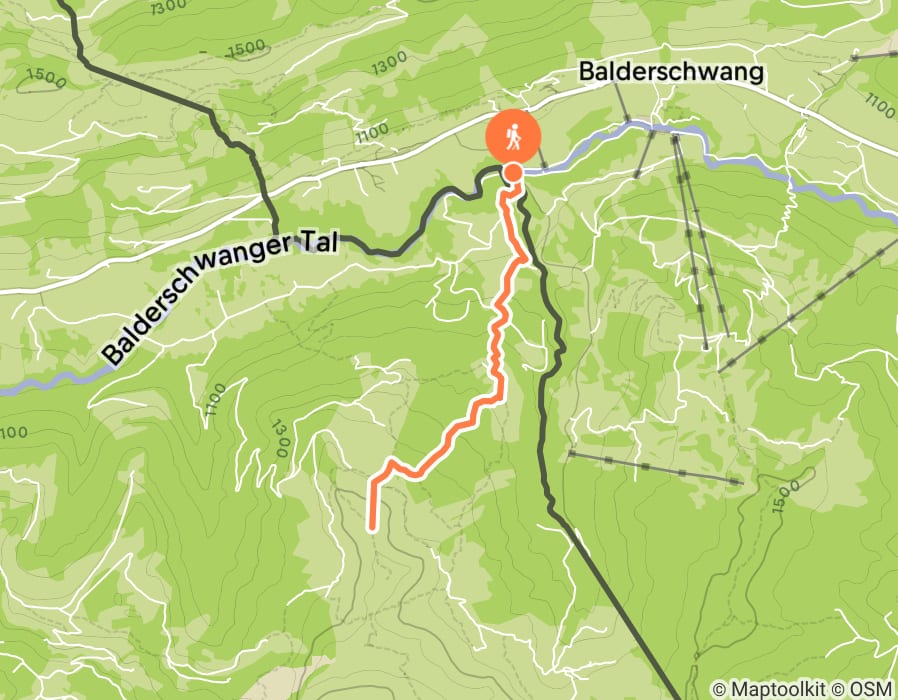 Karte der Tour