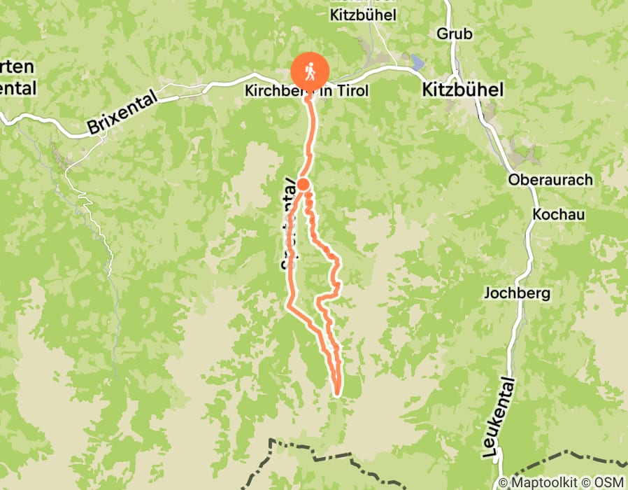 Karte der Tour