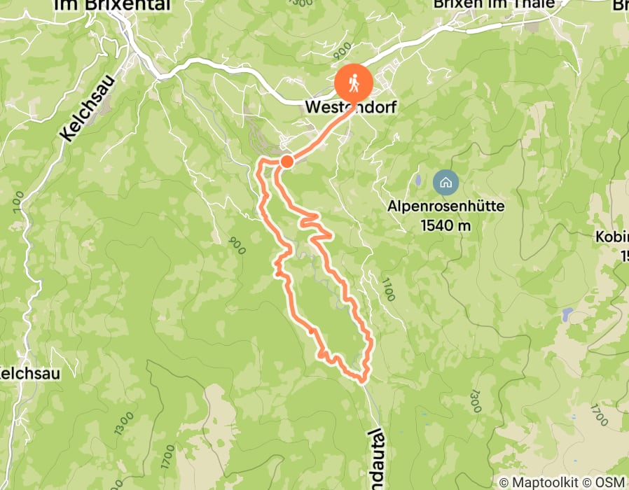 Karte der Tour