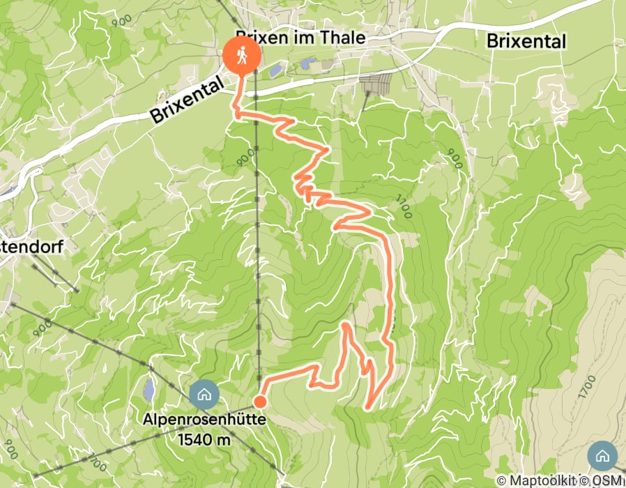 Karte der Tour
