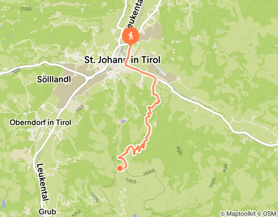 Karte der Tour