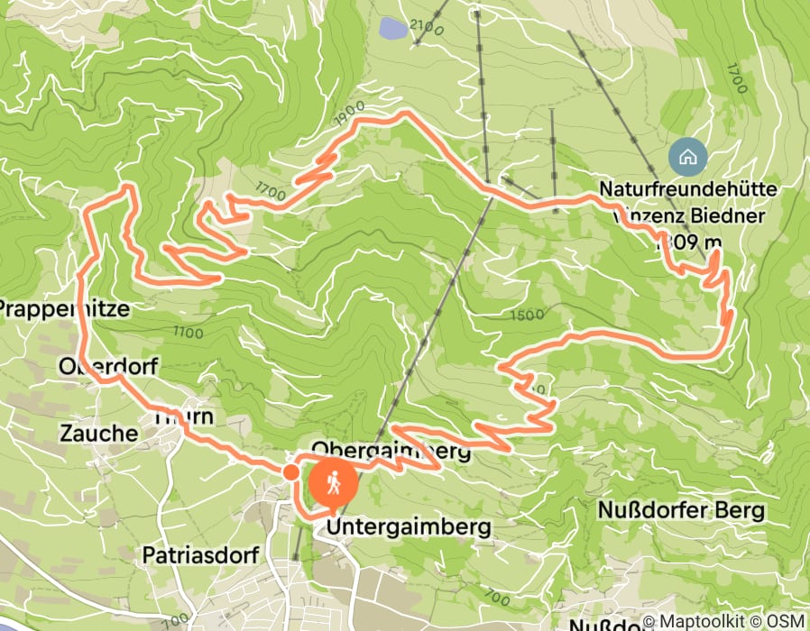 Karte der Tour