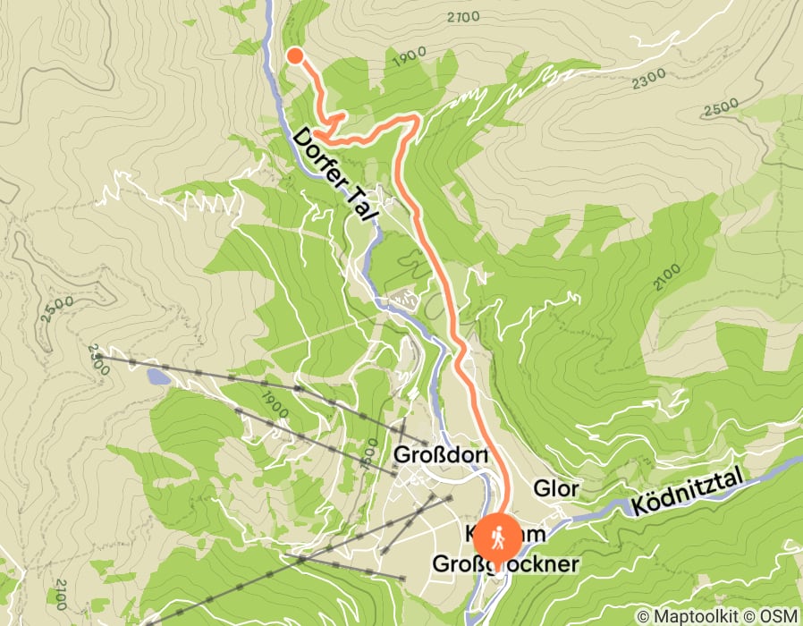 Karte der Tour