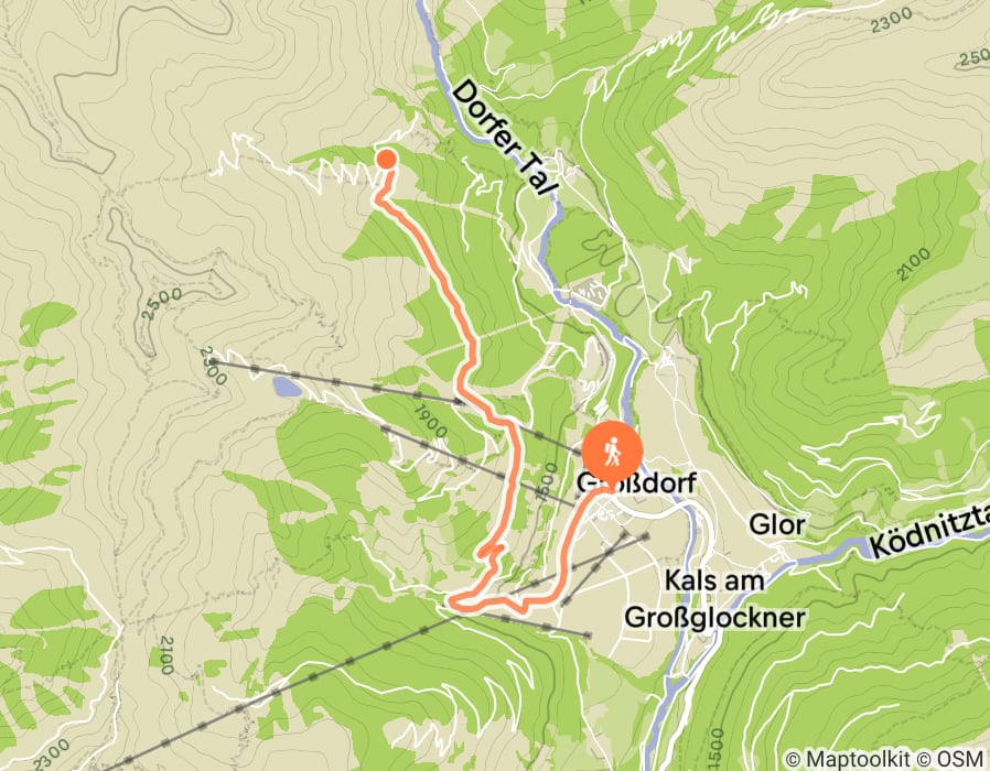 Karte der Tour