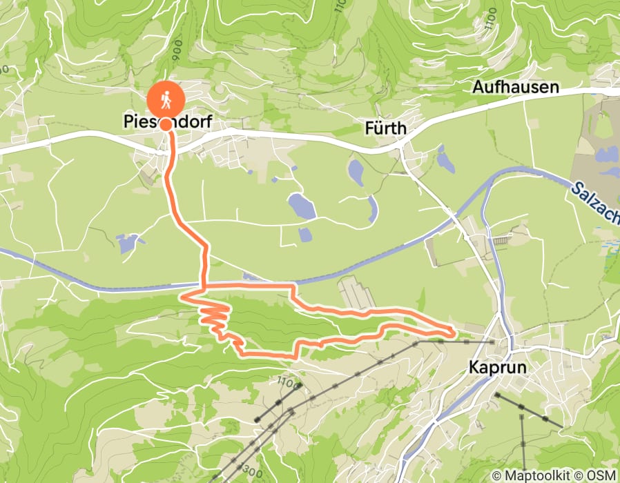 Karte der Tour