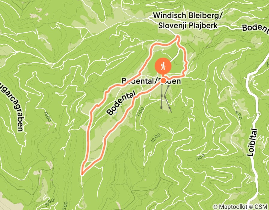 Karte der Tour