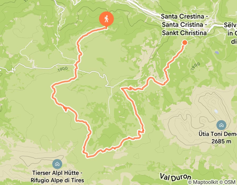 Karte der Tour