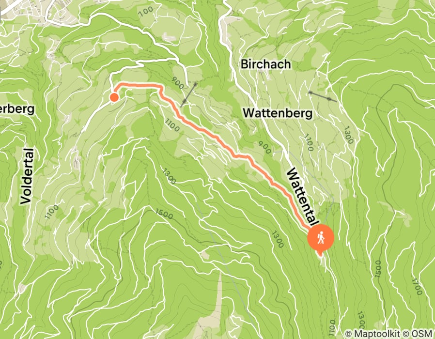 Karte der Tour
