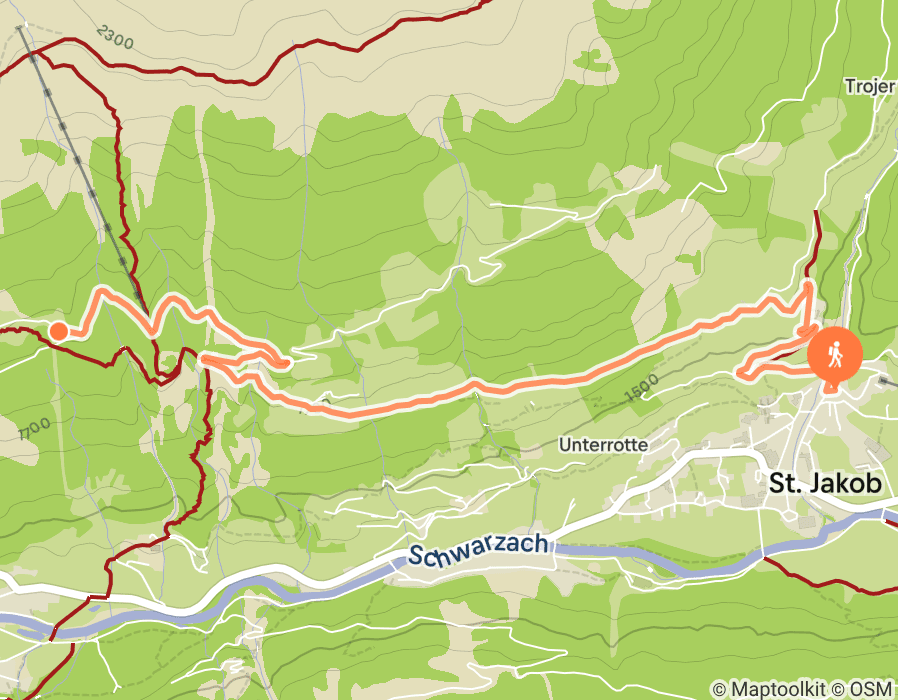 Karte der Tour