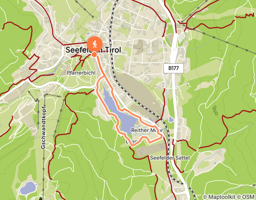 Karte der Tour