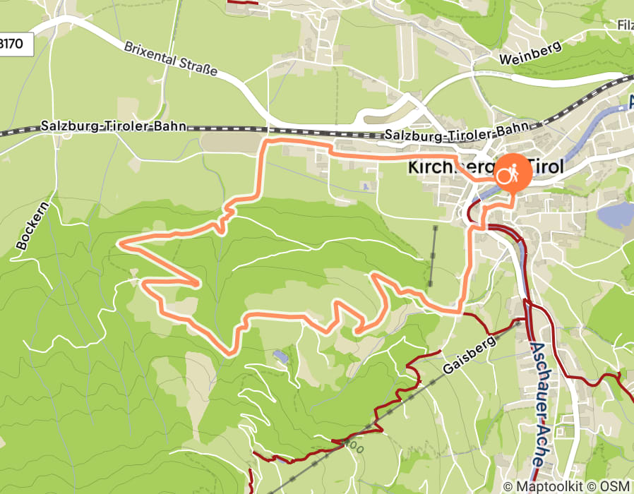 Karte der Tour