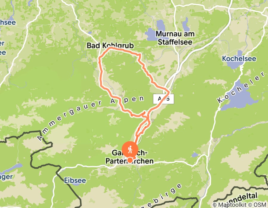 Karte der Tour