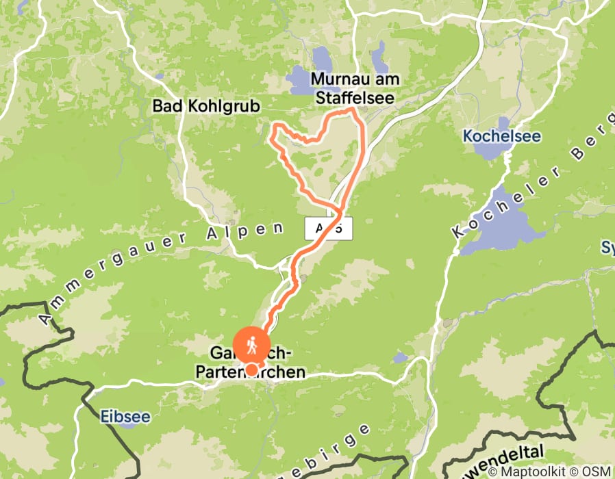 Karte der Tour