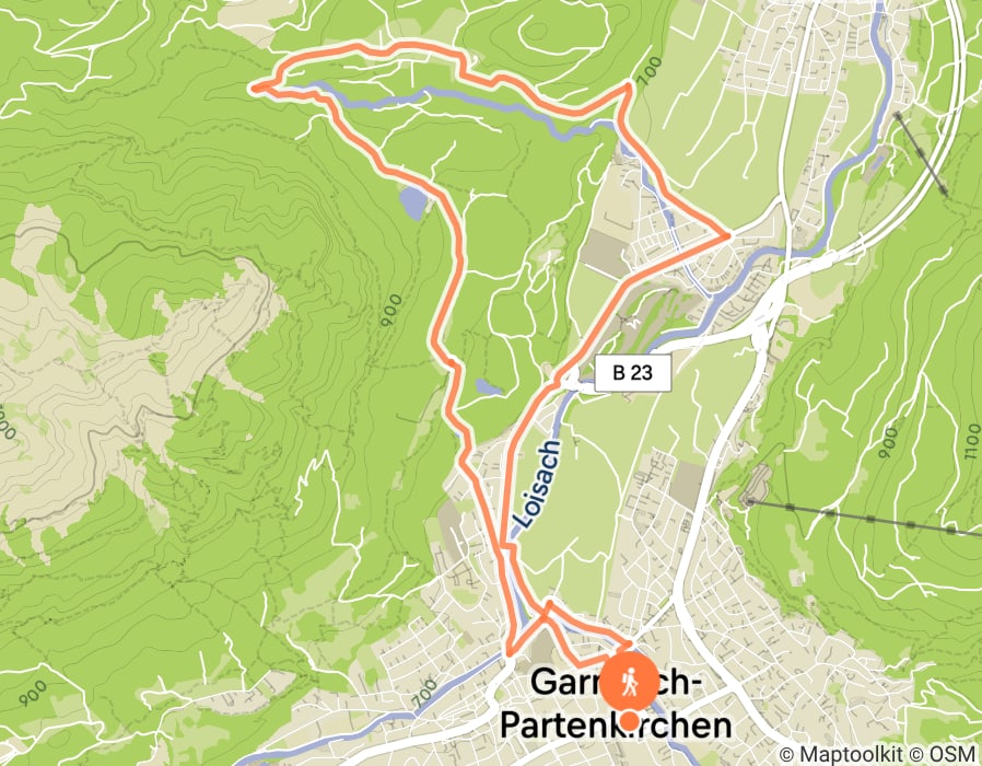Karte der Tour