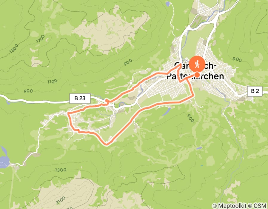 Karte der Tour