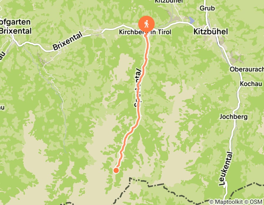 Karte der Tour